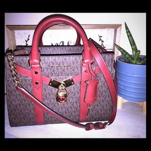 Michael Kors Hamilton Satchel - Brandy